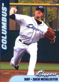 2012 Choice Columbus Clippers #22 Zach McAllister Front