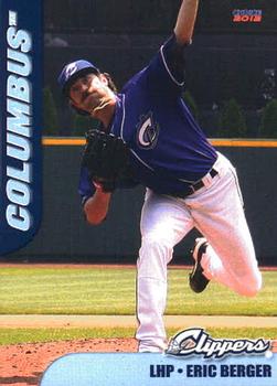 2012 Choice Columbus Clippers #3 Eric Berger Front