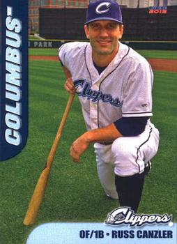 2012 Choice Columbus Clippers #4 Russ Canzler Front