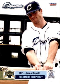 2011 Choice Columbus Clippers #07 Jason Donald Front