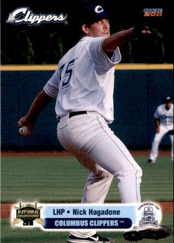 2011 Choice Columbus Clippers #10 Nick Hagadone Front