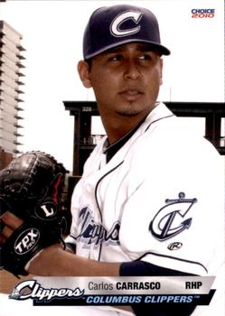 2010 Choice Columbus Clippers #05 Carlos Carrasco Front