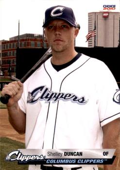 2010 Choice Columbus Clippers #9 Shelley Duncan Front