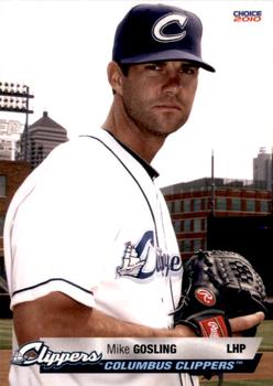 2010 Choice Columbus Clippers #13 Mike Gosling Front
