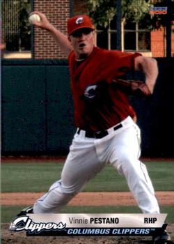 2010 Choice Columbus Clippers #21 Vinnie Pestano Front