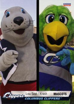 2009 Choice Columbus Clippers #NNO Lou Seal / Krash Front