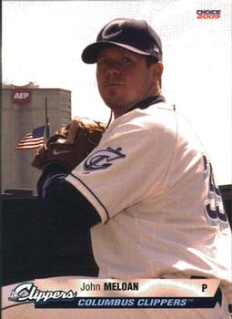 2009 Choice Columbus Clippers #24 John Meloan Front