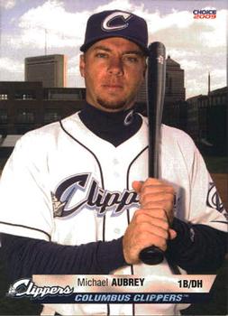 2009 Choice Columbus Clippers #2 Michael Aubrey Front