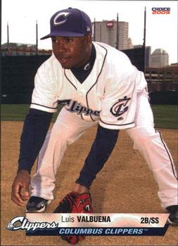 2009 Choice Columbus Clippers #32 Luis Valbuena Front