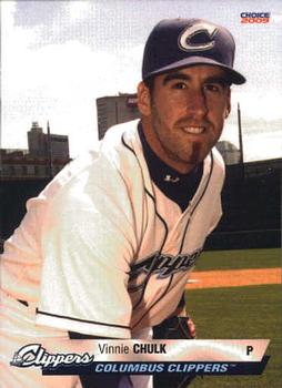 2009 Choice Columbus Clippers #8 Vinnie Chulk Front