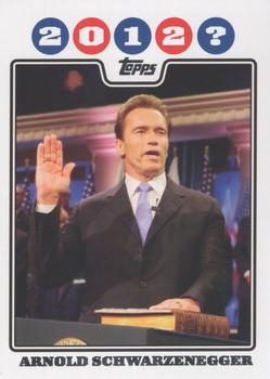 2008 Topps - Campaign 2008 #C12-AS Arnold Schwarzenegger Front