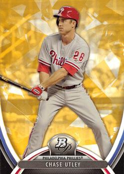 2013 Bowman Platinum - Gold #25 Chase Utley Front