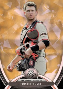 2013 Bowman Platinum - Gold #28 Buster Posey Front