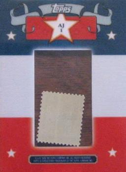 2008 Topps - Presidential Stamp Collection #AJ1 Andrew Jackson Back