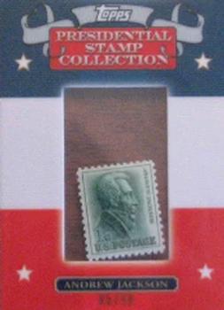 2008 Topps - Presidential Stamp Collection #AJ1 Andrew Jackson Front