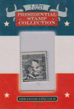 2008 Topps - Presidential Stamp Collection #AL1 Abraham Lincoln Front