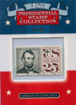 2008 Topps - Presidential Stamp Collection #AL4 Abraham Lincoln Front