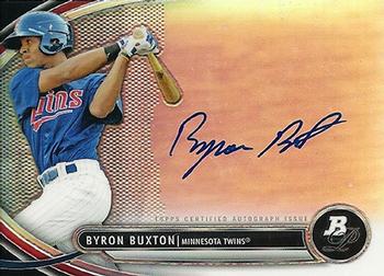 2013 Bowman Platinum - Prospect Autographs #BPAP-BB Byron Buxton Front