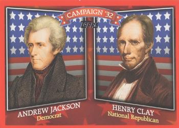 2008 Topps - Historical Campaign Match-Ups #HCM-1832 Andrew Jackson / Henry Clay Front