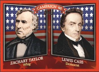 2008 Topps - Historical Campaign Match-Ups #HCM-1848 Zachary Taylor / Lewis Cass Front