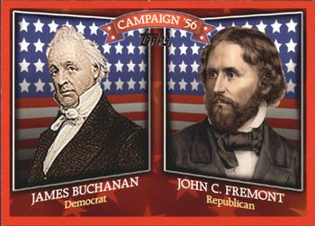 2008 Topps - Historical Campaign Match-Ups #HCM-1856 James Buchanan / John C. Fremont Front