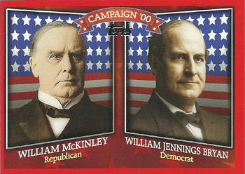 2008 Topps - Historical Campaign Match-Ups #HCM-1900 William McKinley / William Jennings Bryan Front