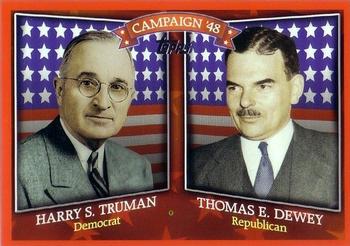 2008 Topps - Historical Campaign Match-Ups #HCM-1948 Harry S Truman / Thomas E. Dewey Front