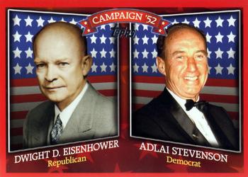 2008 Topps - Historical Campaign Match-Ups #HCM-1952 Dwight D. Eisenhower / Adlai Stevenson Front