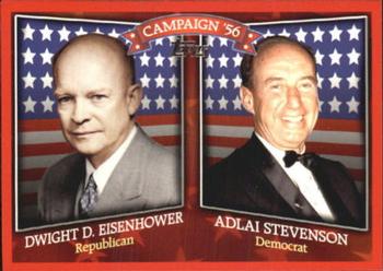 2008 Topps - Historical Campaign Match-Ups #HCM-1956 Dwight D. Eisenhower / Adlai Stevenson Front