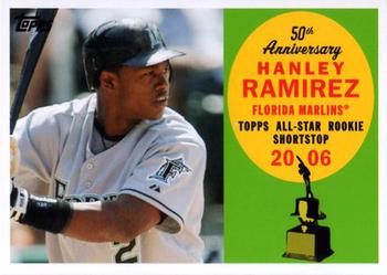 2008 Topps - All-Rookie Team 50th Anniversary #AR15 Hanley Ramirez Front