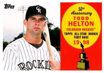 2008 Topps - All-Rookie Team 50th Anniversary #AR44 Todd Helton Front