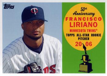 2008 Topps - All-Rookie Team 50th Anniversary #AR51 Francisco Liriano Front