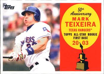 2008 Topps - All-Rookie Team 50th Anniversary #AR18 Mark Teixeira Front