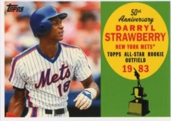 2008 Topps - All-Rookie Team 50th Anniversary #AR1 Darryl Strawberry Front