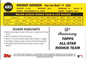 2008 Topps - All-Rookie Team 50th Anniversary #AR3 Dwight Gooden Back