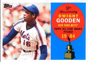 2008 Topps - All-Rookie Team 50th Anniversary #AR3 Dwight Gooden Front