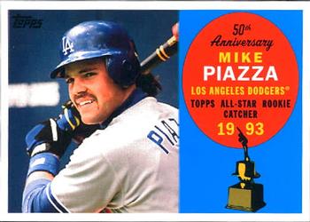 2008 Topps - All-Rookie Team 50th Anniversary #AR40 Mike Piazza Front
