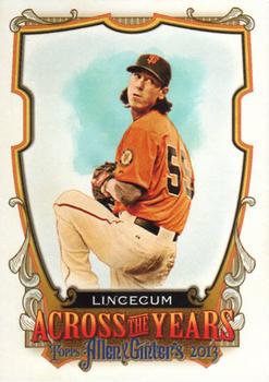 2013 Topps Allen & Ginter - Across the Years #ATY-TL Tim Lincecum Front
