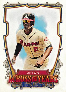 2013 Topps Allen & Ginter - Across the Years #ATY-BJU B.J. Upton Front