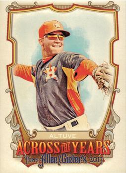 2013 Topps Allen & Ginter - Across the Years #ATY-JA Jose Altuve Front