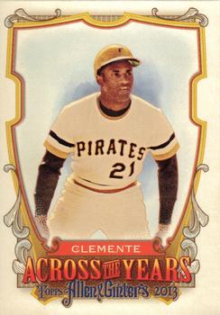 2013 Topps Allen & Ginter - Across the Years #ATY-RCL Roberto Clemente Front