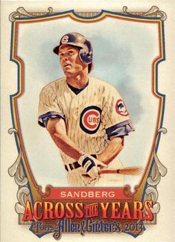 2013 Topps Allen & Ginter - Across the Years #ATY-RS Ryne Sandberg Front