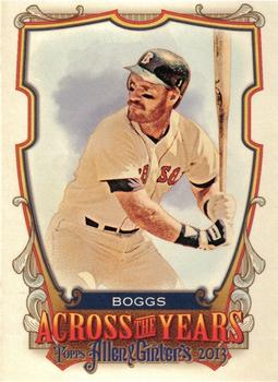 2013 Topps Allen & Ginter - Across the Years #ATY-WB Wade Boggs Front