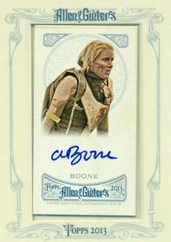 2013 Topps Allen & Ginter - Autographs #AGA-AB Amelia Boone Front