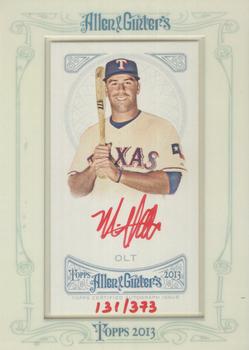 2013 Topps Allen & Ginter - Autographs Red Ink #AGA-MO Mike Olt Front