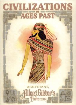 2013 Topps Allen & Ginter - Civilizations of Ages Past #CAP-ASY Assyrians Front