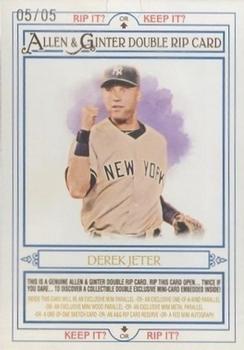 2013 Topps Allen & Ginter - Double Rip Cards #RIP-164 Robinson Cano / Derek Jeter Front