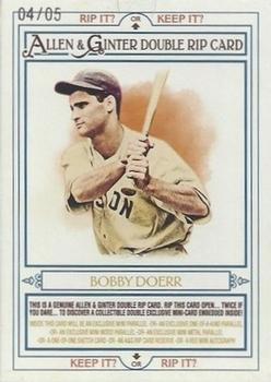 2013 Topps Allen & Ginter - Double Rip Cards #RIP-200 Ted Williams / Bobby Doerr Front