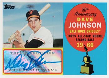 2008 Topps - All-Rookie Team 50th Anniversary Autographs #ARA-DJ Dave Johnson Front