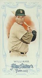 2013 Topps Allen & Ginter - Mini #352 Ted Williams Front